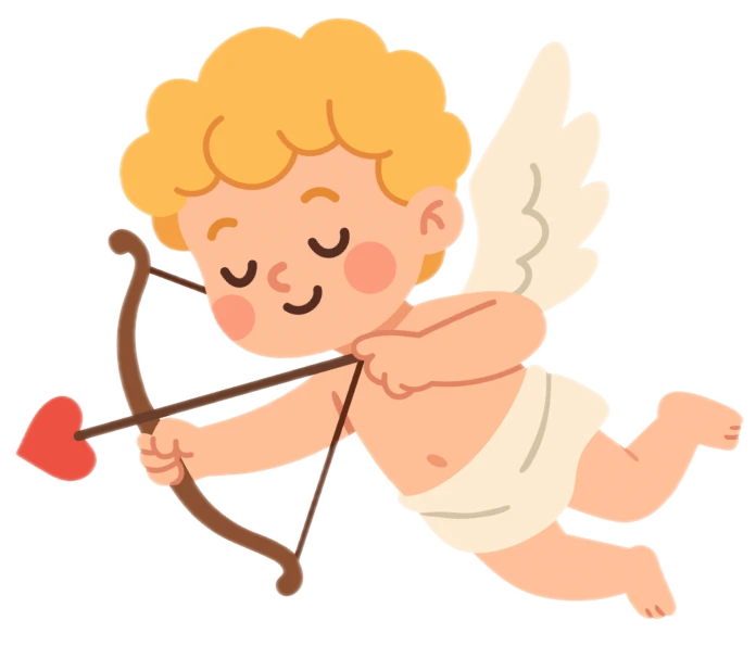 Red and Brown Illustration Happy Valentine's Day Card(1)